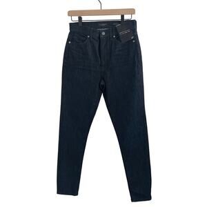 NWT Banana Republic Dark Wash High Rise Skinny Ankle Jeans Size 27